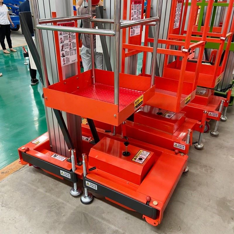 6m 8m 10m Aluminum Single Mast Lift For Sale best