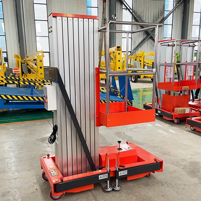 Aluminum Alloy Vertical Mast Lift factory